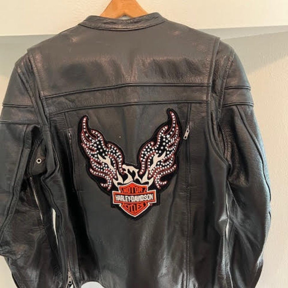 Women's XL Harley Davidson Leather Jacket - Picture 2 of 2